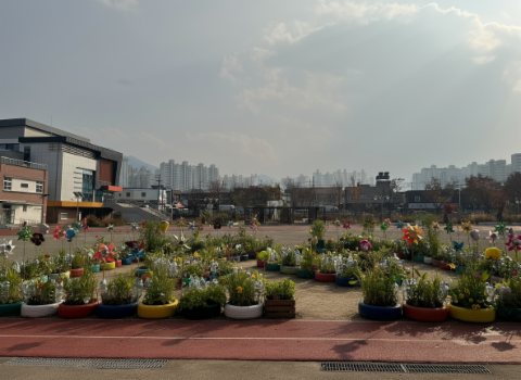 학교의 숨결 ai작품