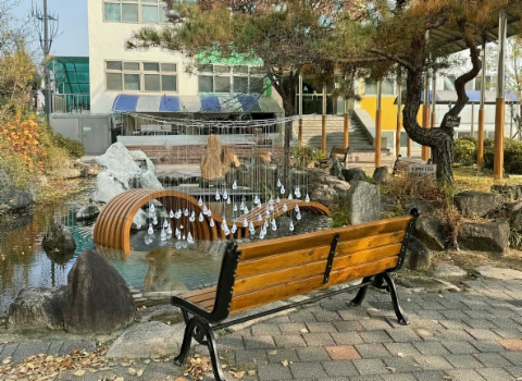 흐르는 시간의 정원 ai작품