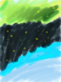 마른하늘속 오로라