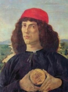 코지모 메디치의 메달을 든 남자의 초상