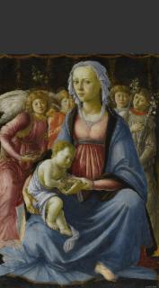 다섯 천사에게 둘러싸인 성 모자상