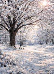 행복한 나무를 보며