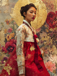 붉은 꽃의 초상