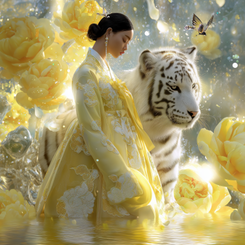 노란 목단의 기도