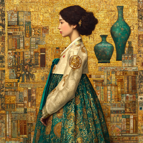 복을 두른 황금의 여인 - 복사본