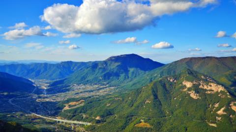 백호를 품은 밀양 산내면 풍경